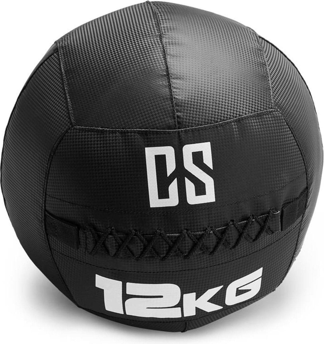 CAPITAL SPORTS Bravor wall ball medicijnbal - PVC - dubbele naden - zwart