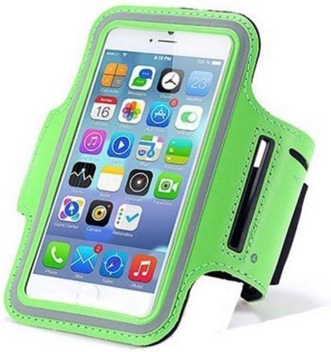 Apple iPhone 6 Plus sports armband case Groen Green
