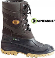 Spirale Raw Terrain Bruin-Groen Gevoerde Laarzen Uniseks - maat 44