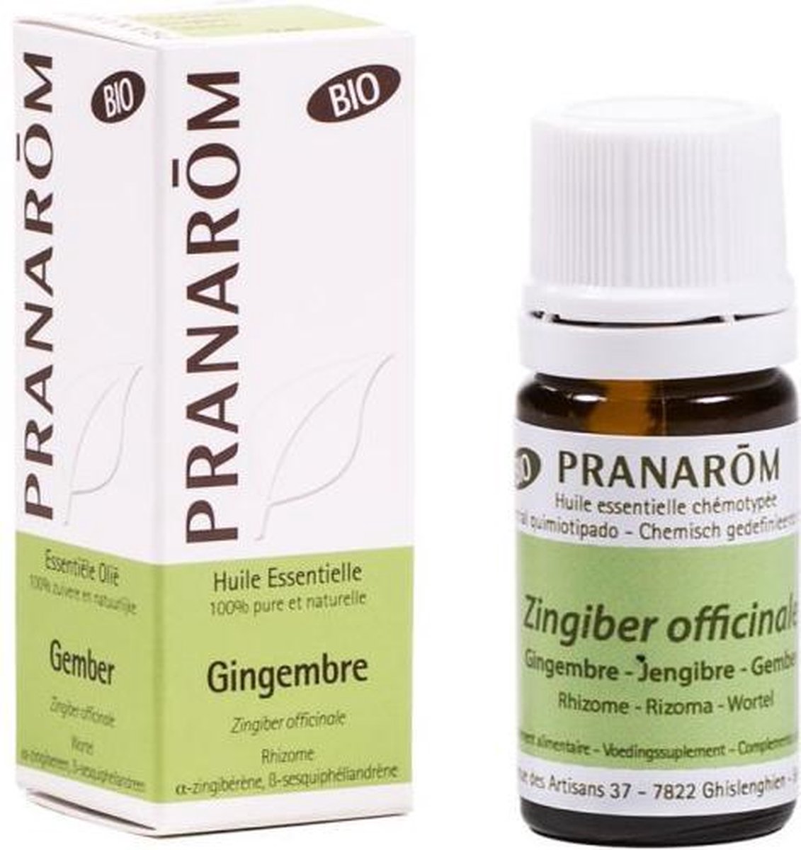 Pranarôm Etherische olie Gember BIO (5 ml)