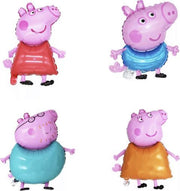MAMAPIG-PAPAPIG-PEPPAPIG-GEORGEPIG-ALLEMAAL-WARE GROTE -ROND DE 75 CM EN GROTER