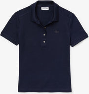 Lacoste Dames Poloshirt - Navy Blue - Maat 36