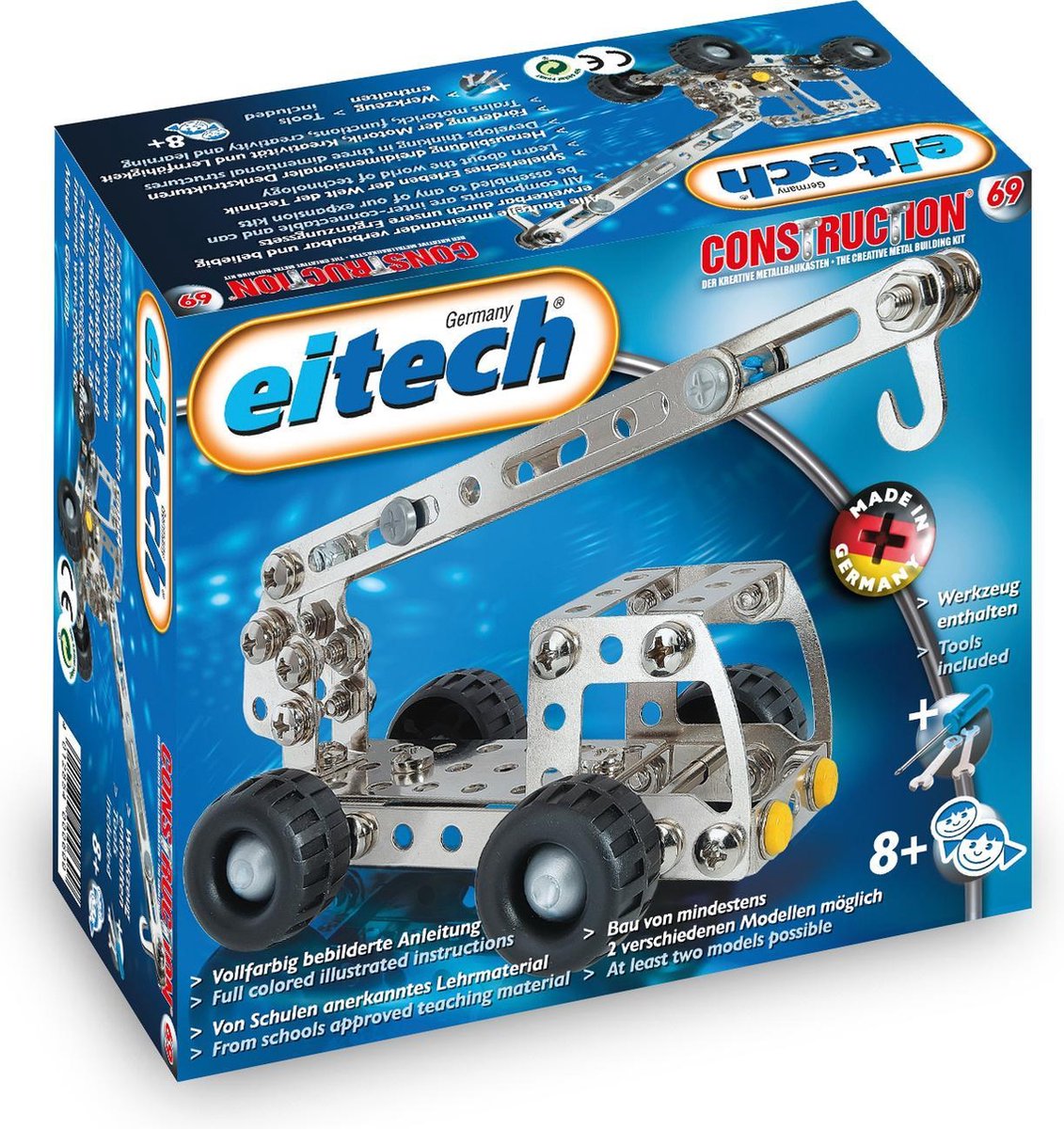 Eitech Bouwdoos - Metaal Kraanwagen