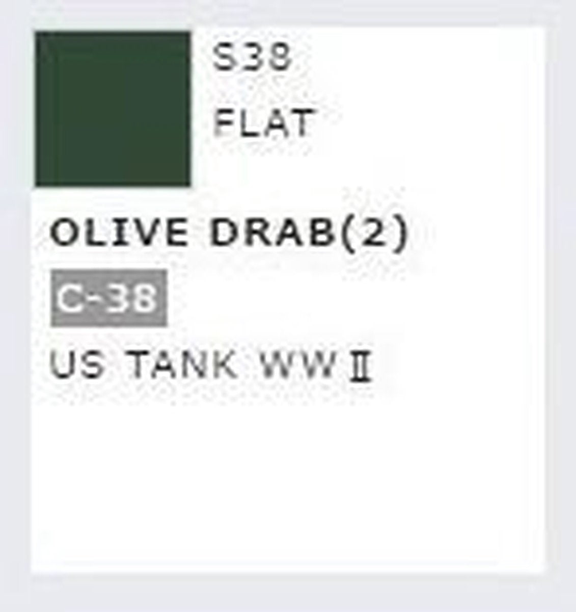 Mrhobby - Mr. Color Spray 100 Ml Olive Drab 2 (Mrh-s-038)