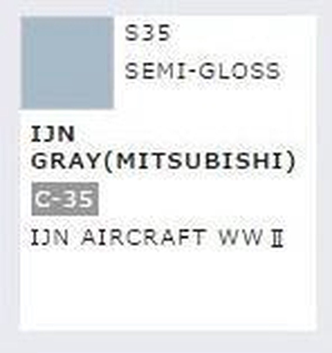 Mrhobby - Mr. Color Spray 100 Ml Ijn Gr. Mitsubishi (Mrh-s-035)