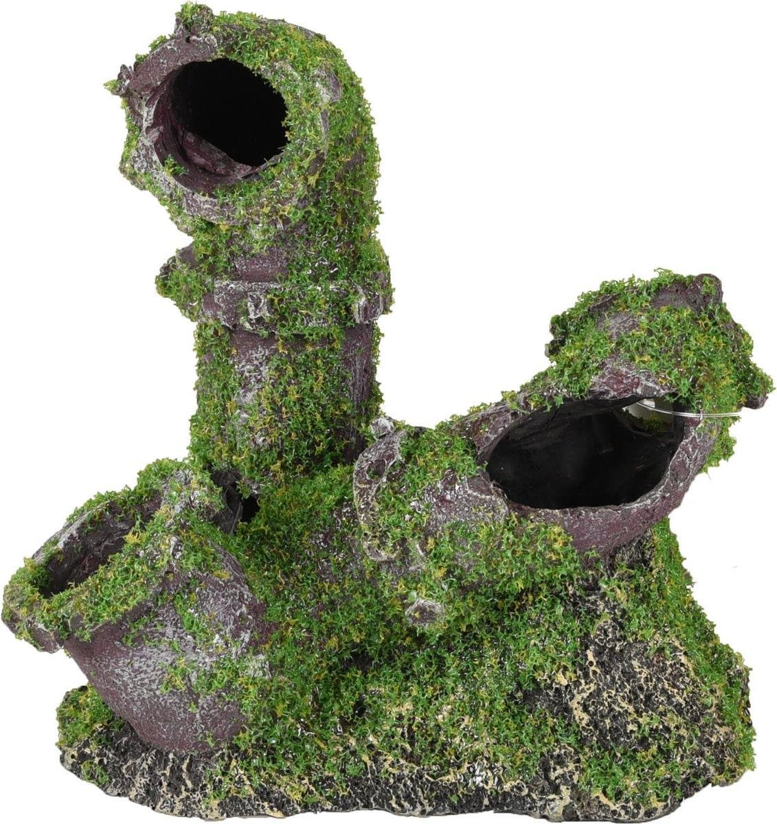 Aquarium decoratie Moza Rioolbuizen - 12 x 10 x 13 cm