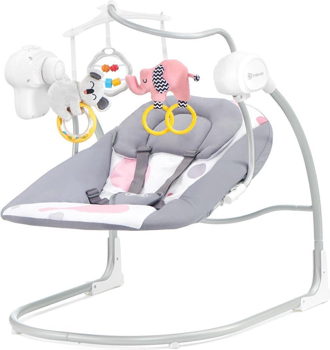 Kinderkraft Babyswing - Babyschommel Minky Pink