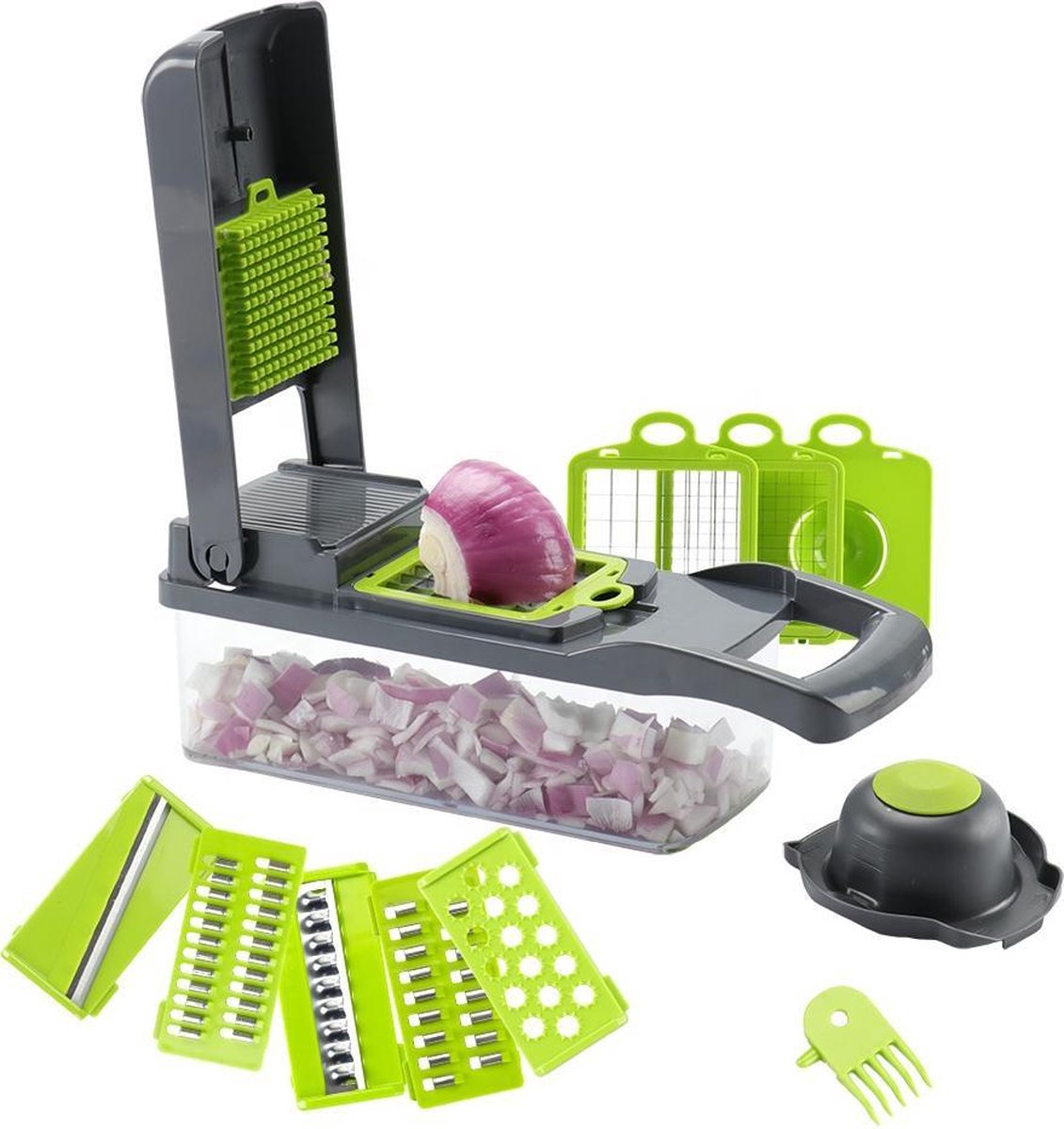 Mandoline - 12-delige set - Mulitfunctionele Groentesnijder