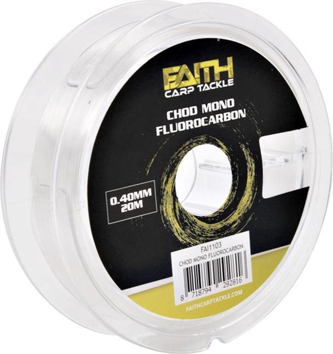 Faith Chod Mono Fluorocarbon - 0.40mm - 20m - Transparant