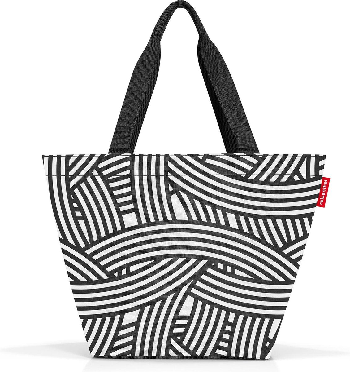 Reisenthel Shopper M Handtas Shopper - 15L - Zebra Zwart Wit