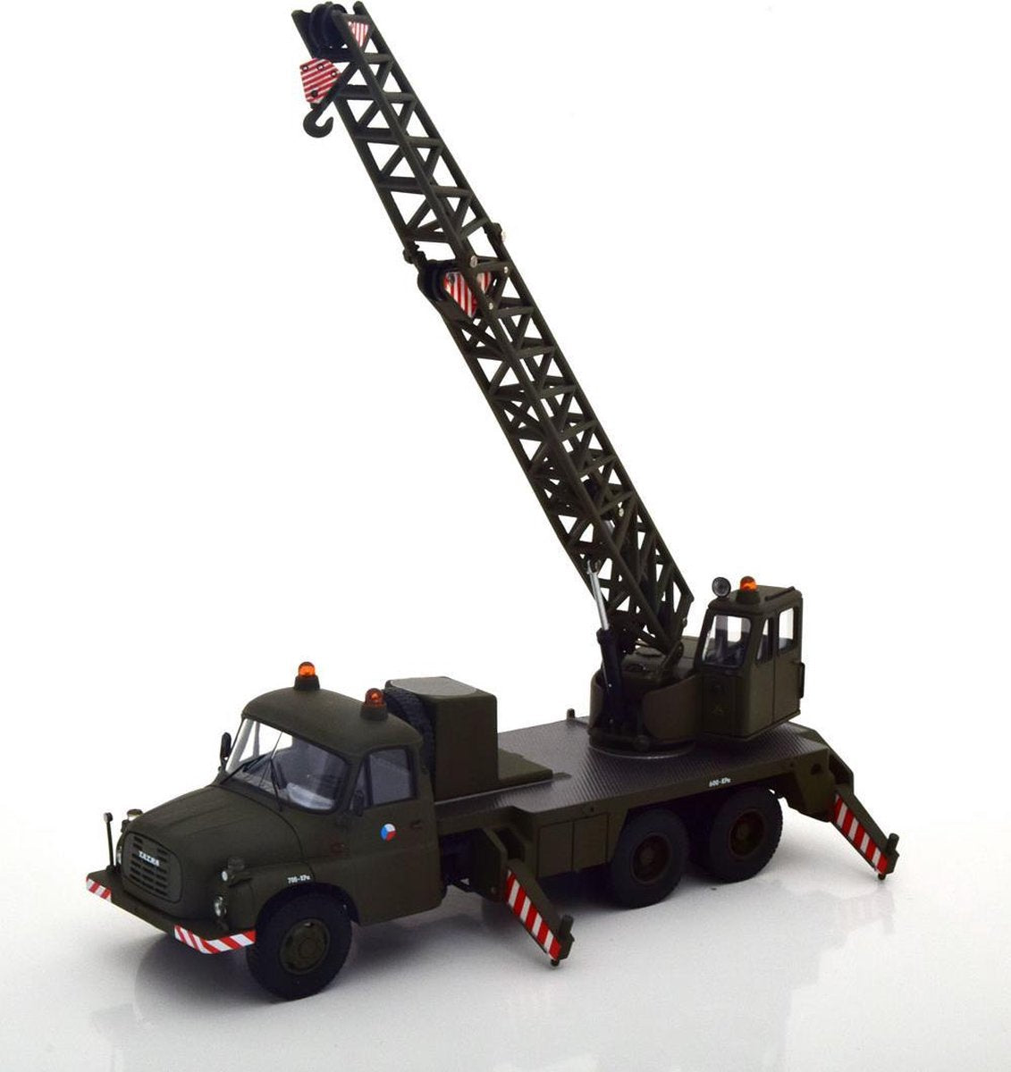 Tatra T148 Kranwagen / Crane Truck "CSSR" Groen 1-43 Schuco ( Metaal )