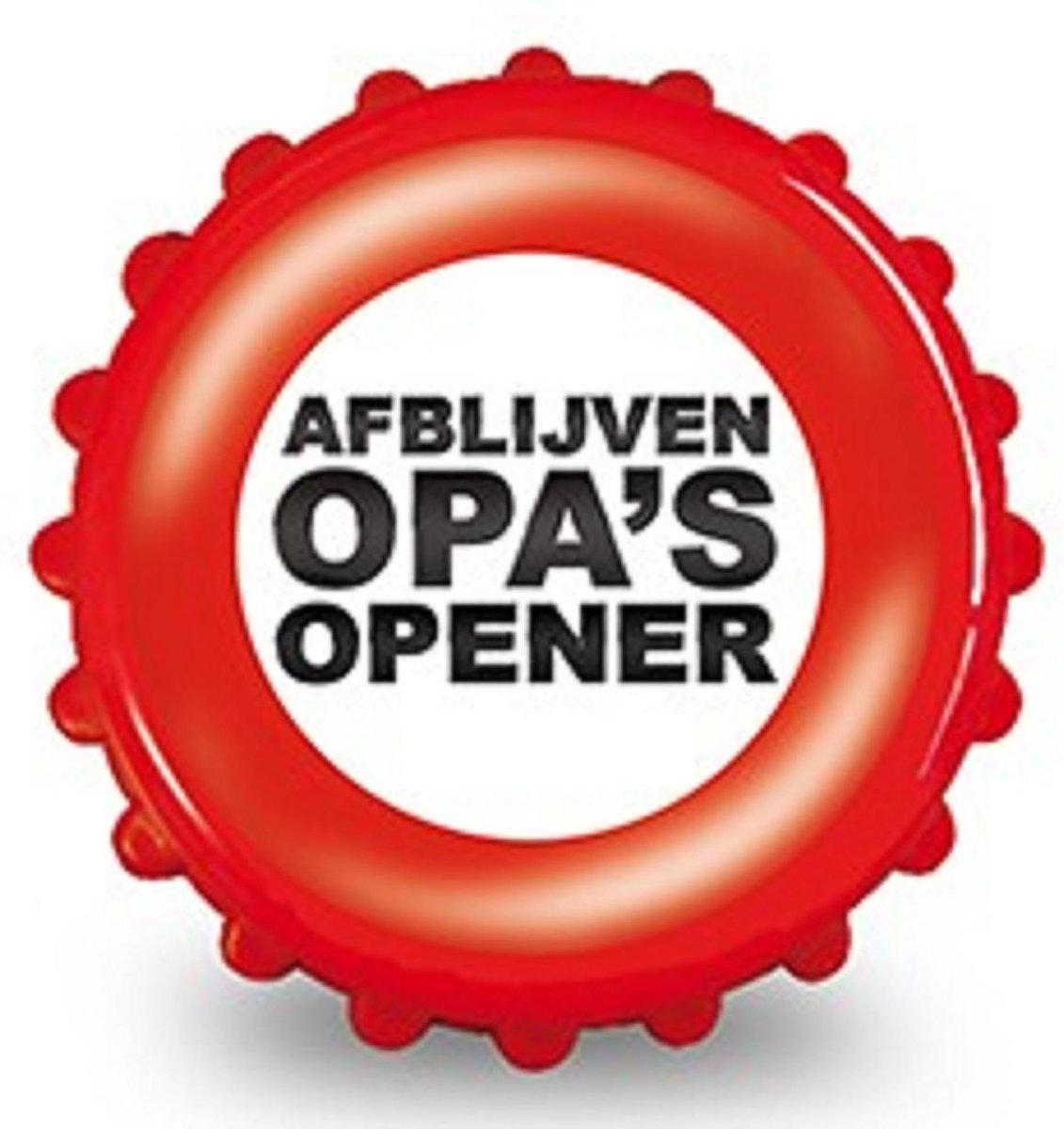 AFBLIJVEN OPA'S OPENER Magneet Flesopeners
