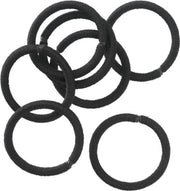 Haar elastiekjes - 20 stuks - zwart - elastiekjes voor het haar