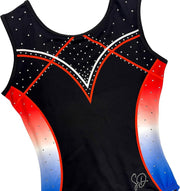 Sparkle&Dream Turnpakje Britt Nederland - CSM | maat 86 t/m 104 - voor turnen en gymnastiek