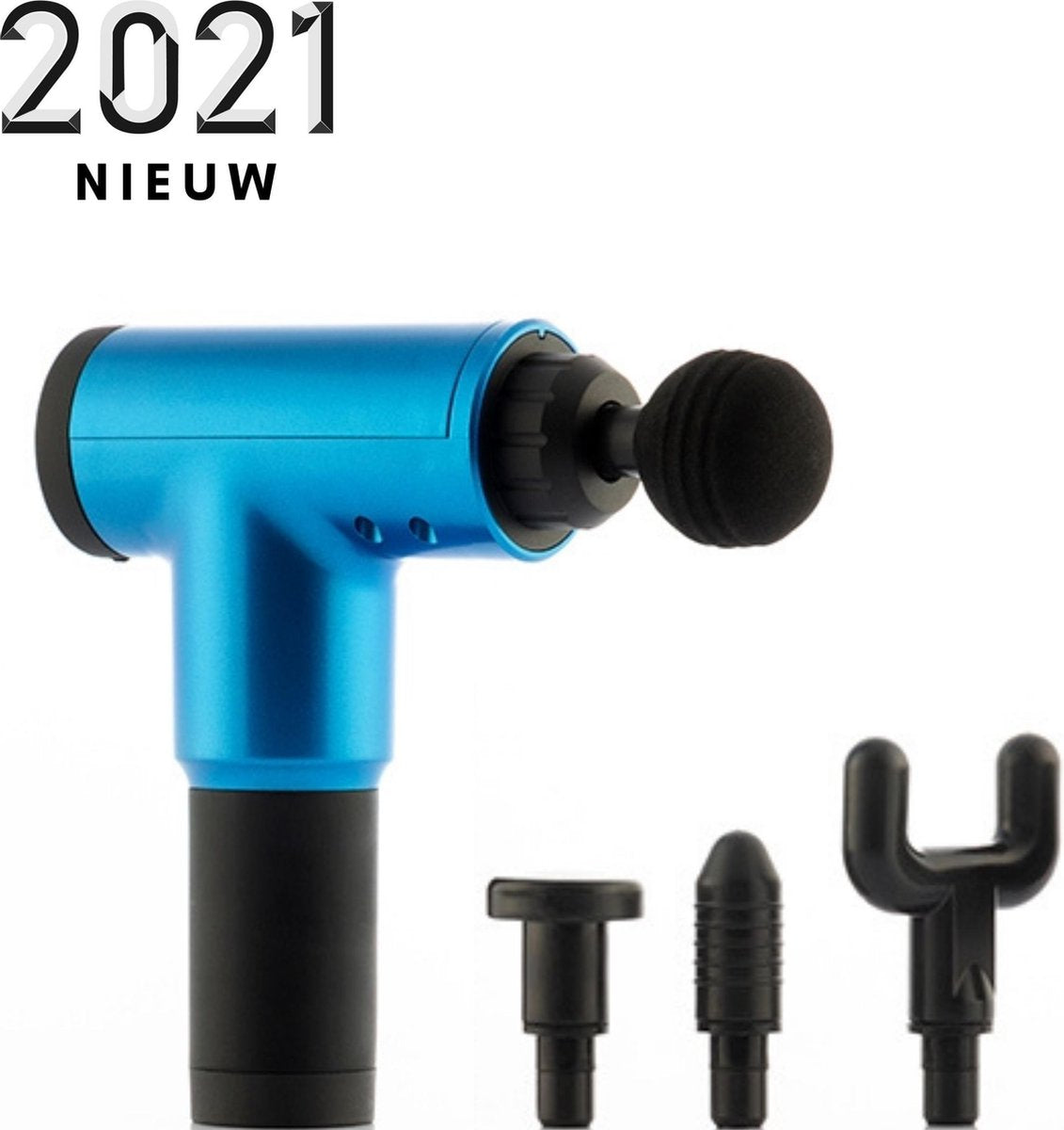 Proffesionele Massage Gun Apparaten Sport voor Relax Vibratiemassage - 4 koppen - Oplaadbaar - 4 standen