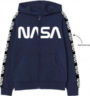 Nasa sweater - vest met rits - blauw - Maat 146 / 11 jaar