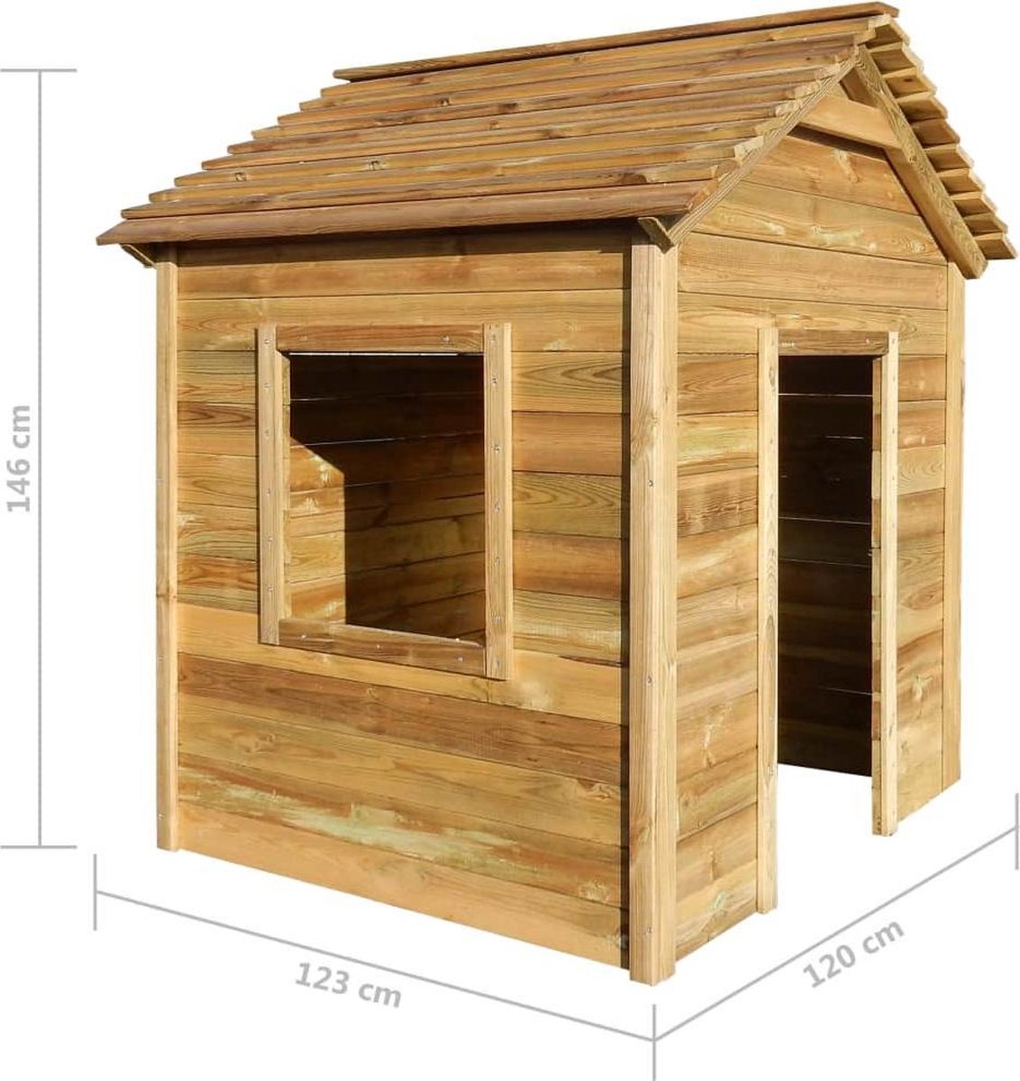 Houten Speelhuis Kinderen Tuin - Speelhuisje Buiten - Speelhuisje Tuin - Tuinhuisje Kinderen