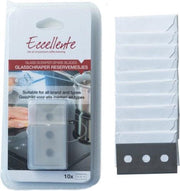 20 st ECCELLENTE Glasschraper Reservemesjes - 2x 10 stuks