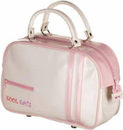 Ballettas Handtas Cream met Lichtroze details.