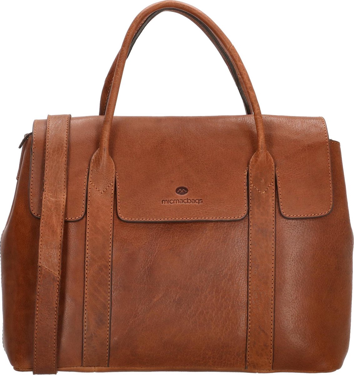 Micmacbags Legacy - Laptoptas - Cognac