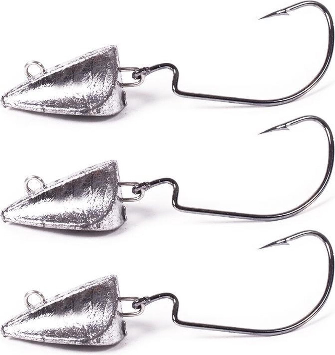 DLT Jighead JJ - Loodkop - 28g - 3 Stuks - Zilver