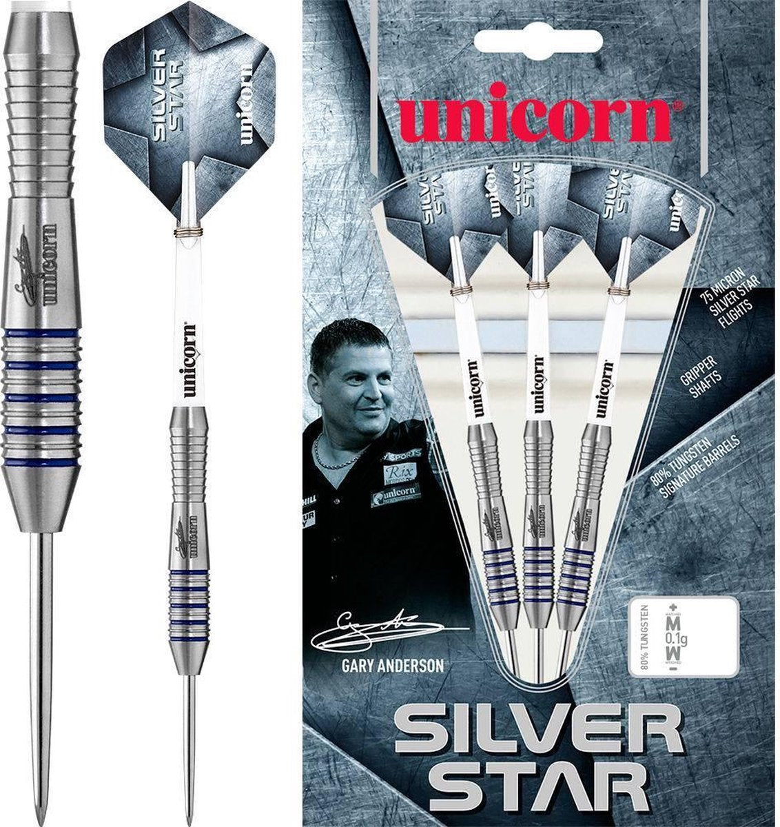 Unicorn Gary Anderson Silverstar 80% P3 - 25 Gram