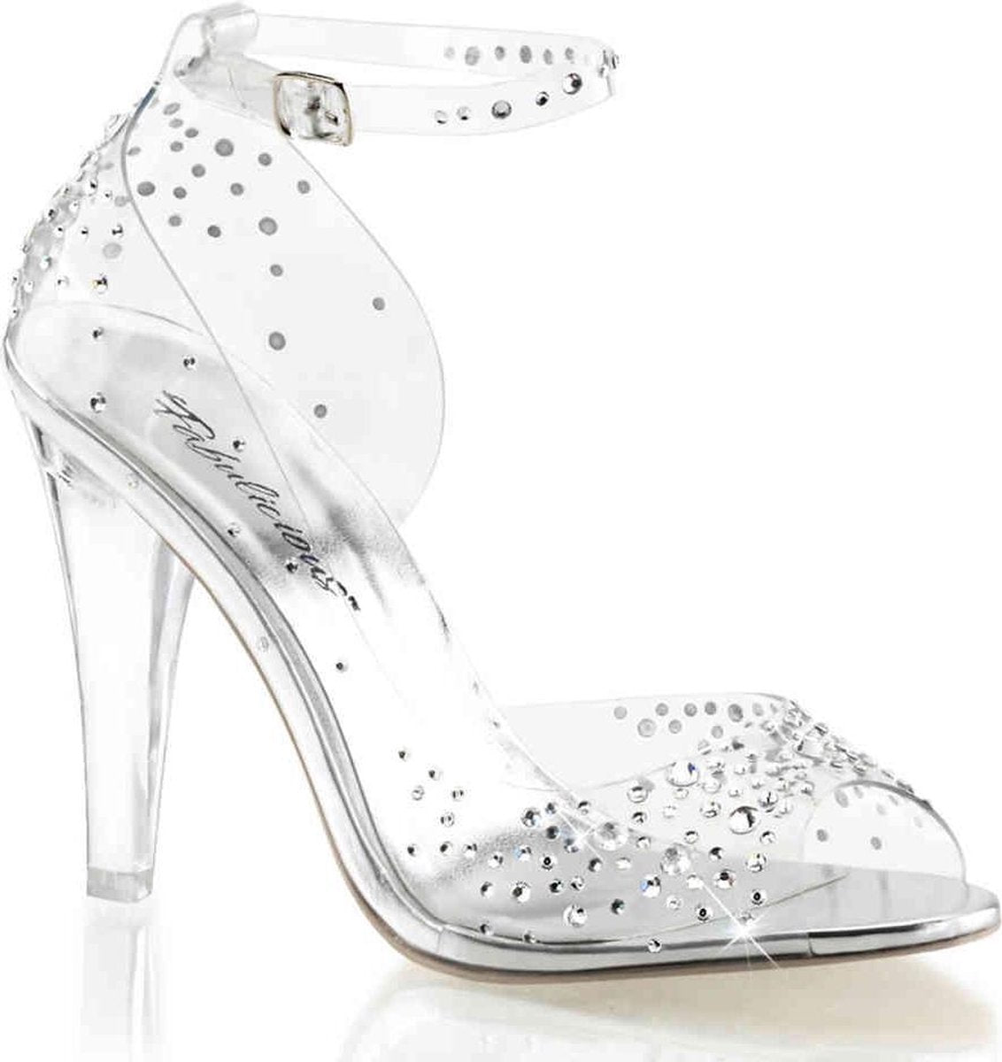 Fabulicious Hoge hakken -41 Shoes- CLEARLY-430RS US 11 Transparant