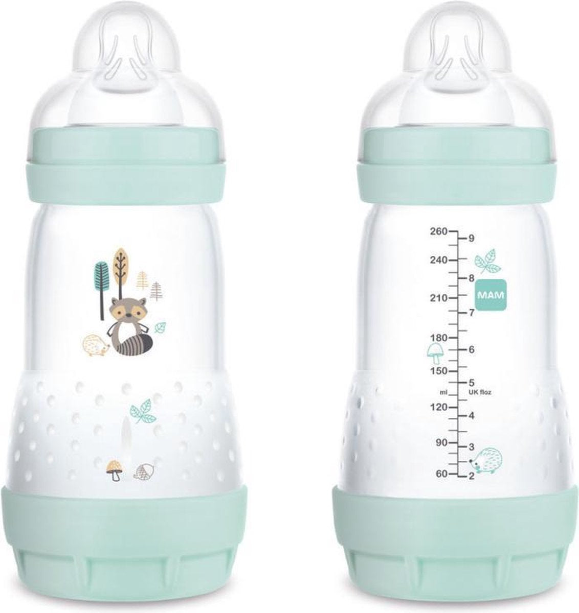 MAM 260ml ANTI-COLIC ZUIGFLES speen vanaf 0 jaar Blauw