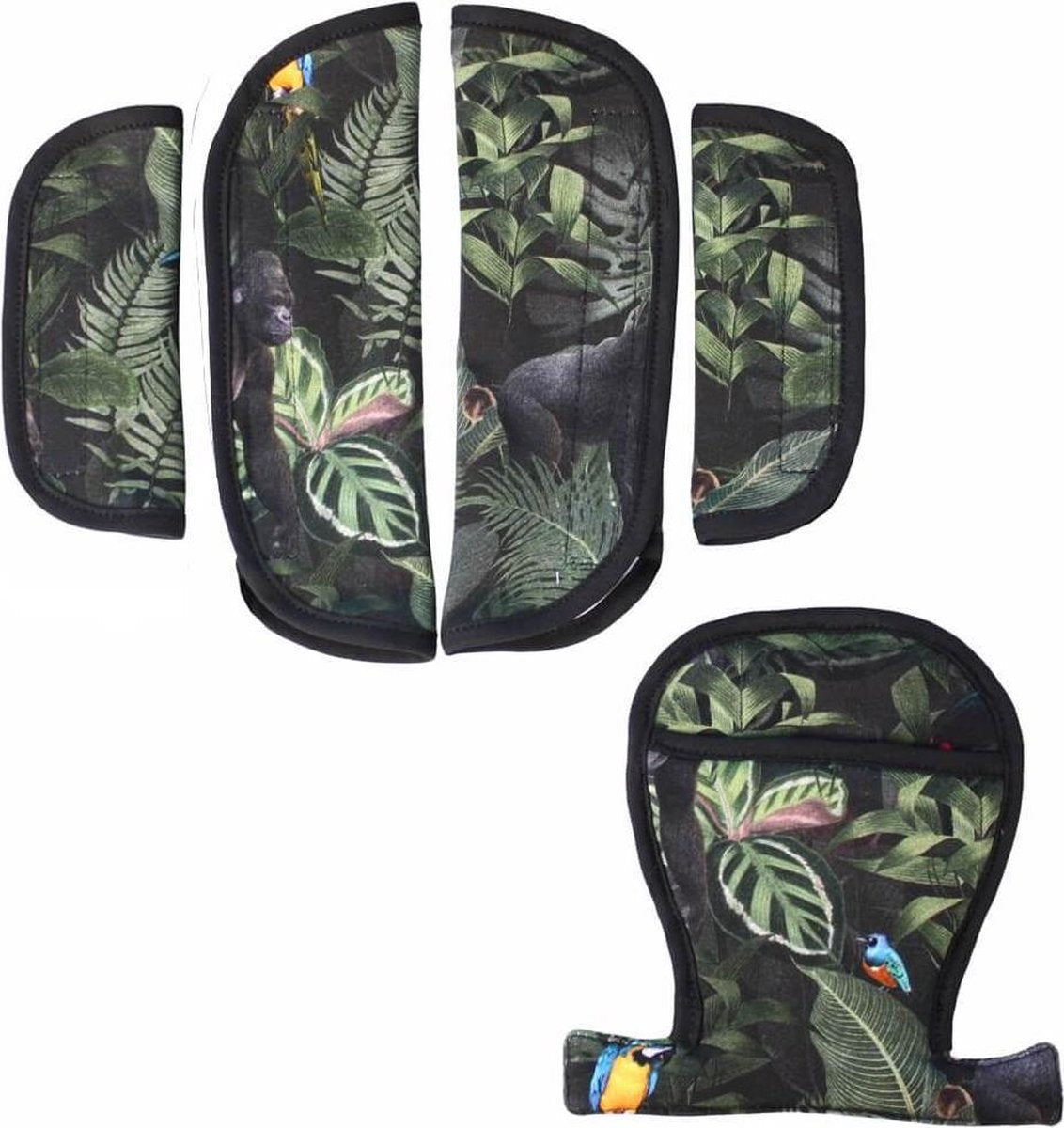 Ukje - Gordelhoesjes Maxi-Cosi en Cybex autostoelen - Groen