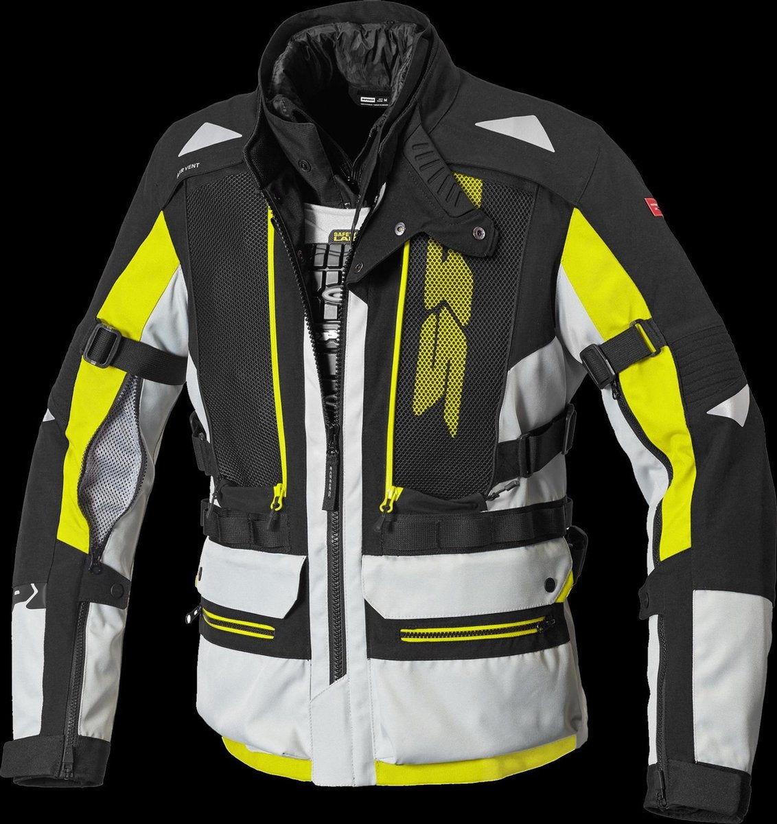 Spidi Allroad H2Out Yellow Fluo Textile Motorcycle Jacket 3XL