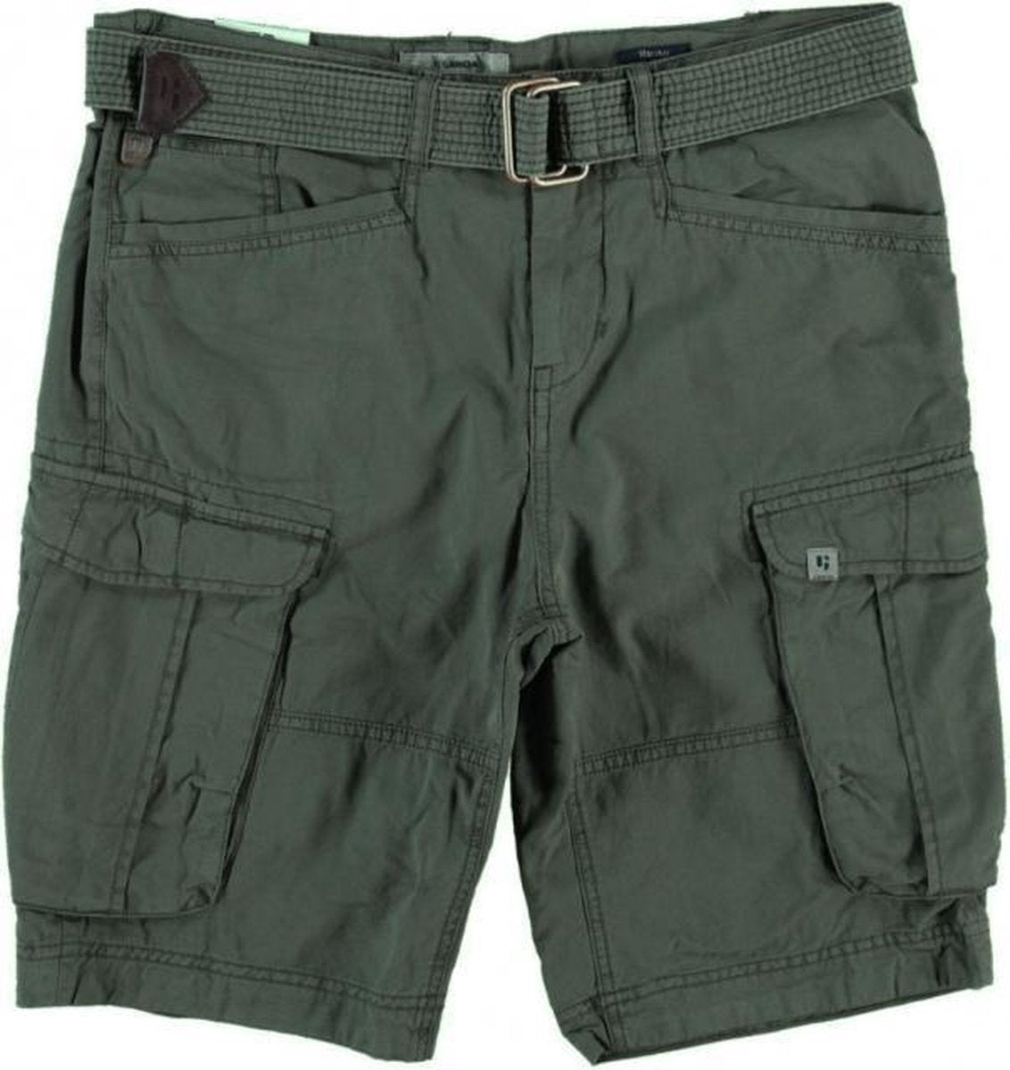 Garcia russo fine cotton short met riem army - Maat  XS