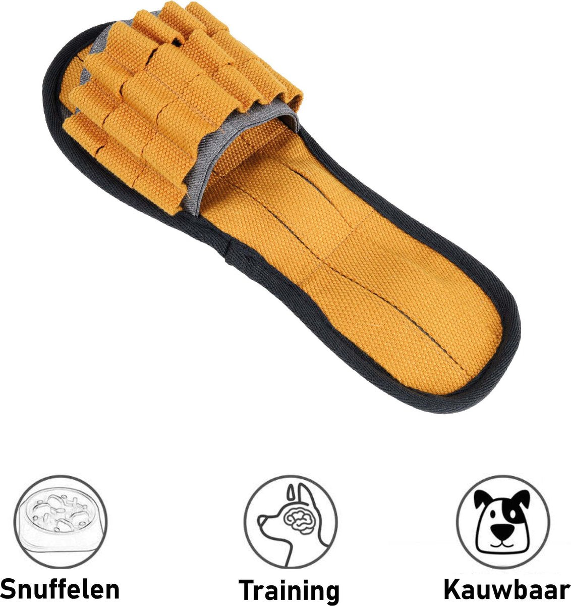Snuffelmat Hond Kat Honden Speelgoed Puppy Speelgoed Katten Speeltjes - Snuffelmatten Voor Honden en Katten intelligentie - Hersenwerk - Speelmat - Konijnen - Training - Speeltjes - Trainingsmat - Anti-Schrok - Snuffelkleed - Slipper Oranje