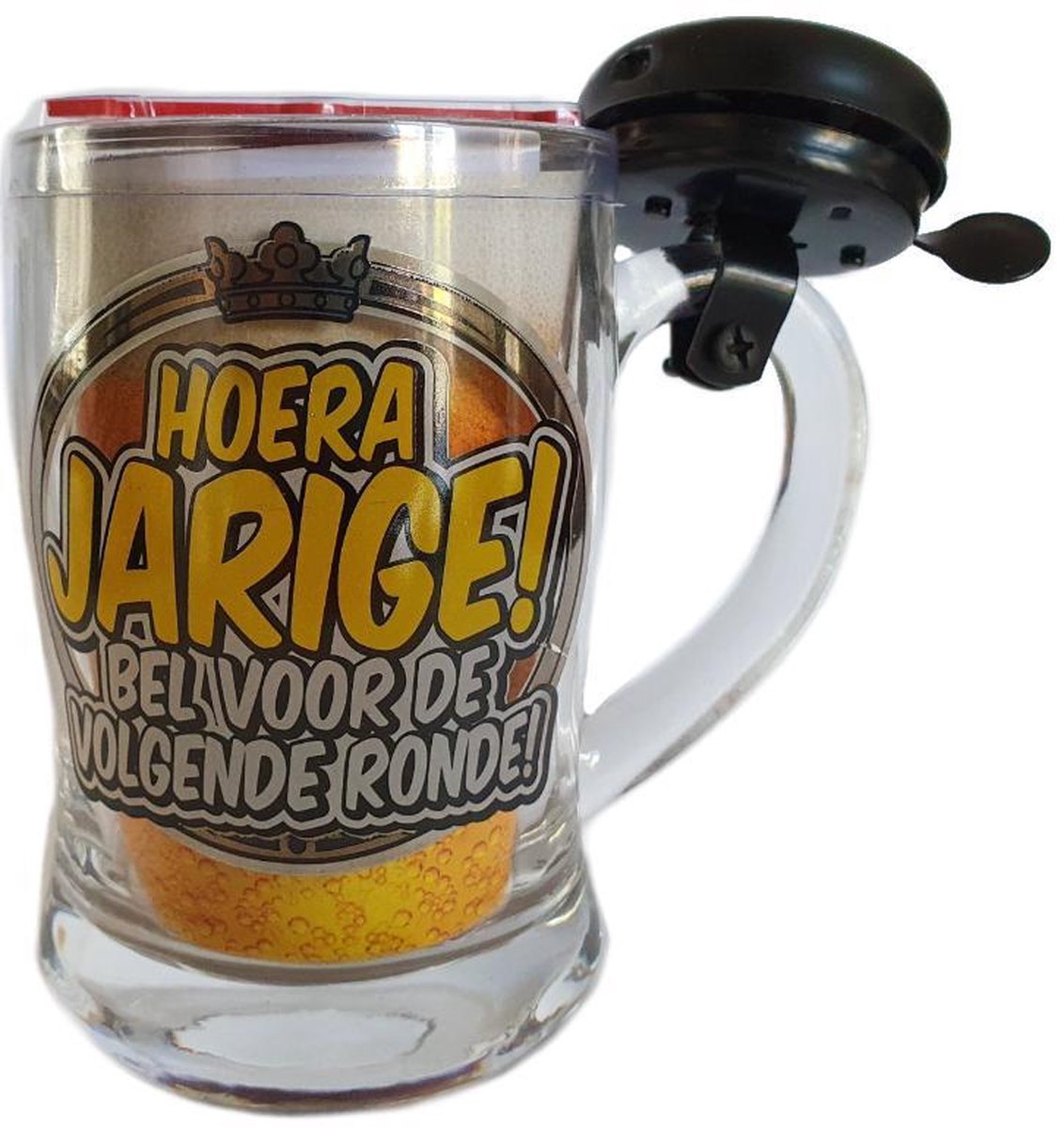 Bierglas / Bierpul Bel Hoera Jarige