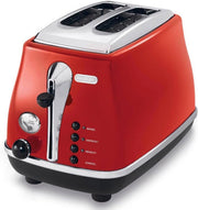 DeLonghi Icona CTO 2003.R broodrooster 2 snede(n) Rood 900 W