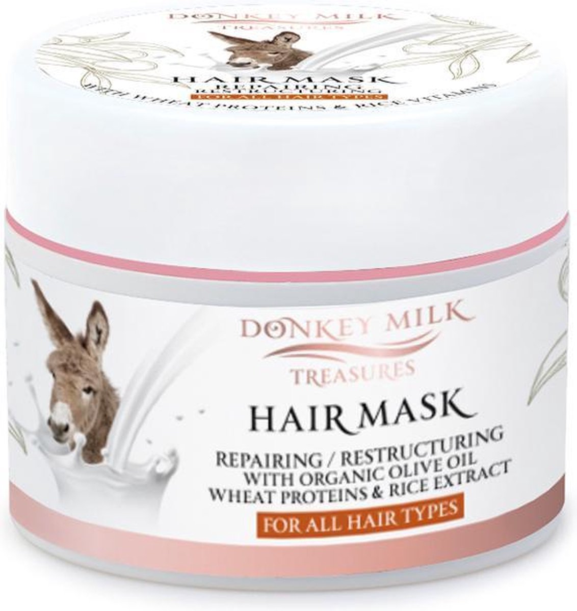 Pharmaid Donkey Milk Treasures Haarmasker 200ml|Organic Hair|Natuurlijk Goed