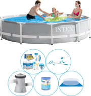 Intex Prism Frame Rond 305x76 cm - 6-delig - Zwembad Met Accessoires