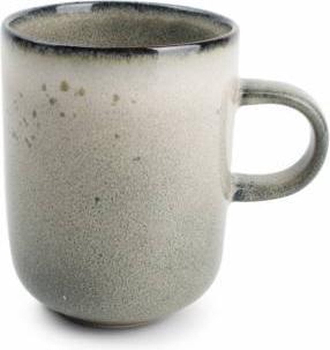 S&P MERIDIAN beker/mok grijsgroen 330 ml (set/4)