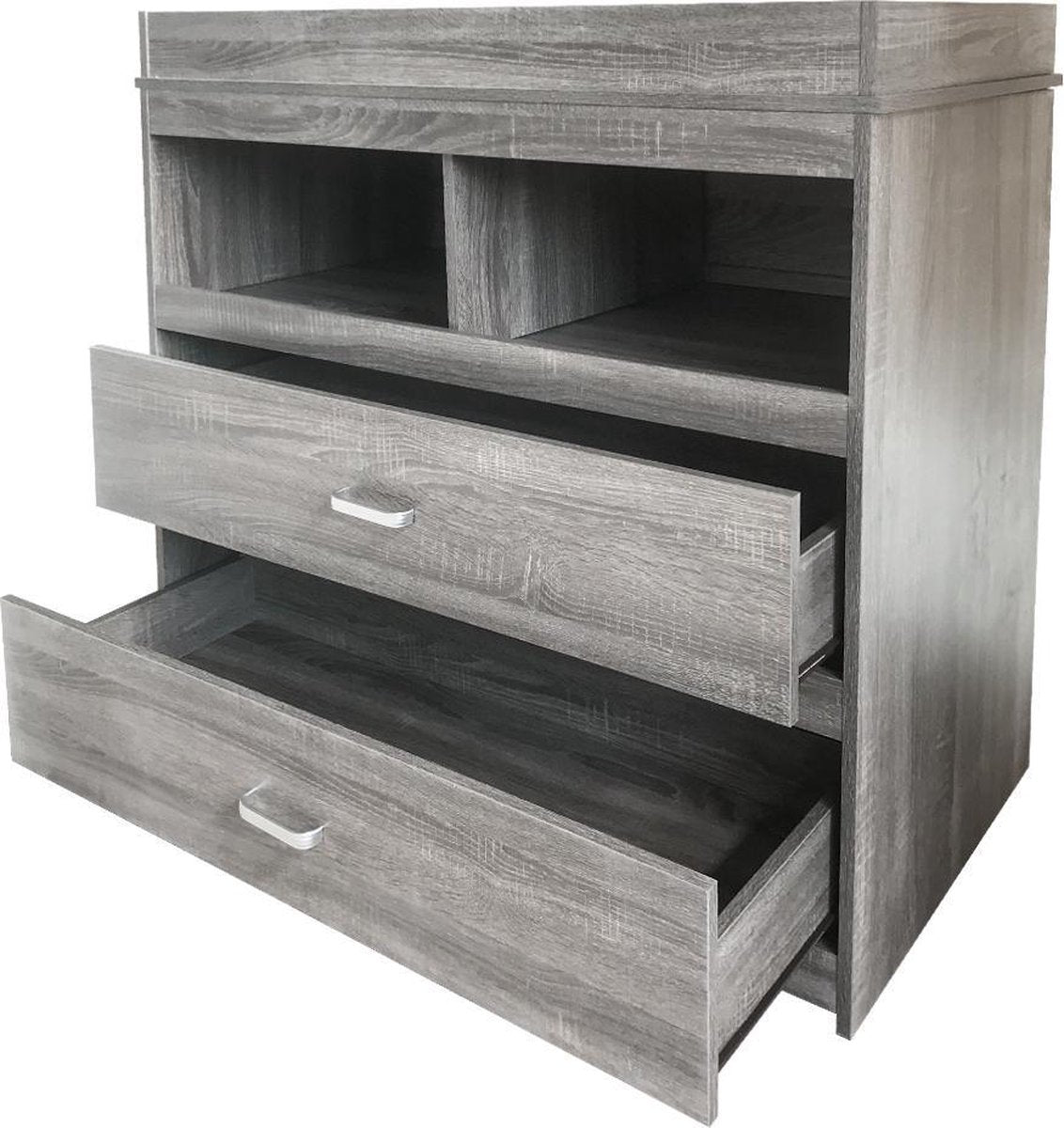 Commode Pukkie - ladekast babykamer - aankleedtafel - bruin