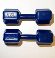 Ecgspor 2 KG Halter Set 2 KG x 2 Totaal 4 KG Gewicht Set Blauw Dumbbell set - 2 x 2 kg - Vinyl