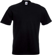 Set van 3x stuks grote maten basic zwarte t-shirts voor heren - voordelige katoenen shirts - Herenkleding