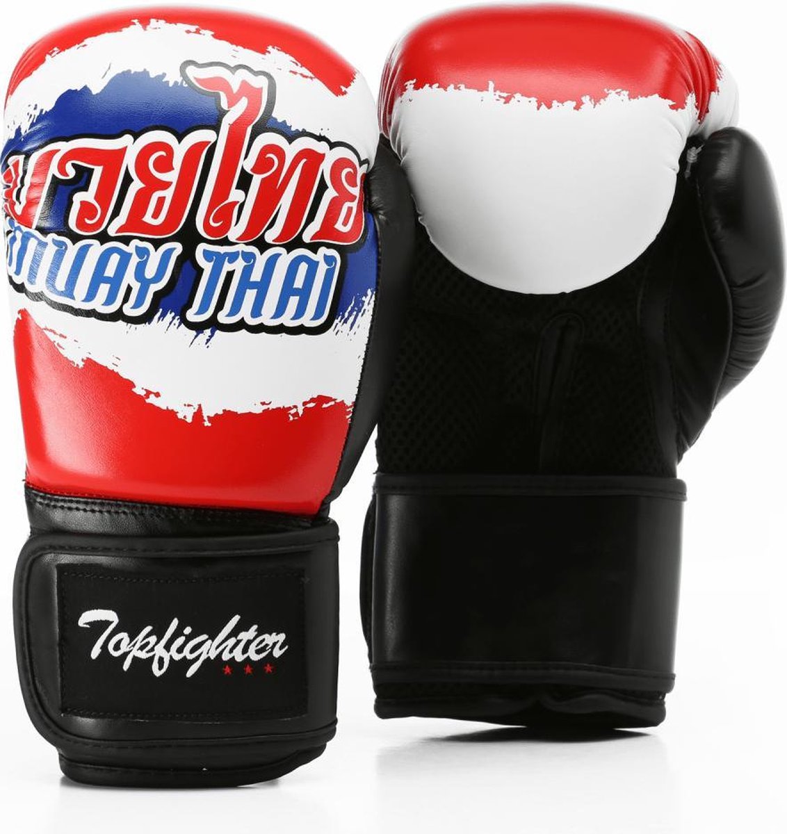 Topfighter Bokshandschoenen Thai Pride Wit 8oz