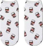 Fun sokken met veel potjes Nutella (30390)