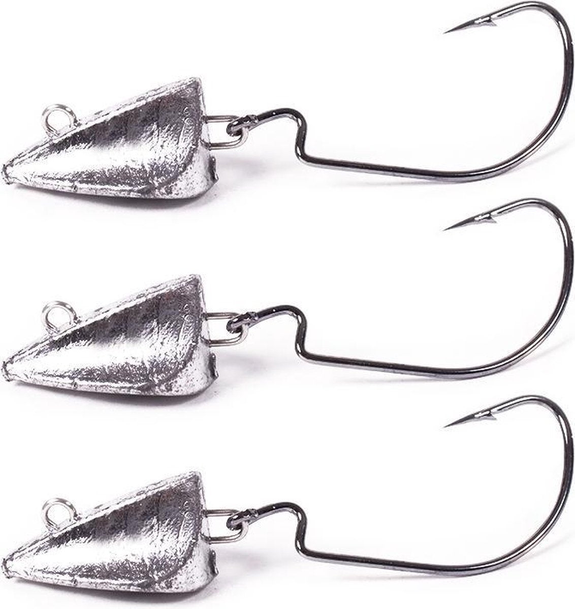 DLT Jighead JJ - Loodkop - 10g - 3 Stuks - Zilver