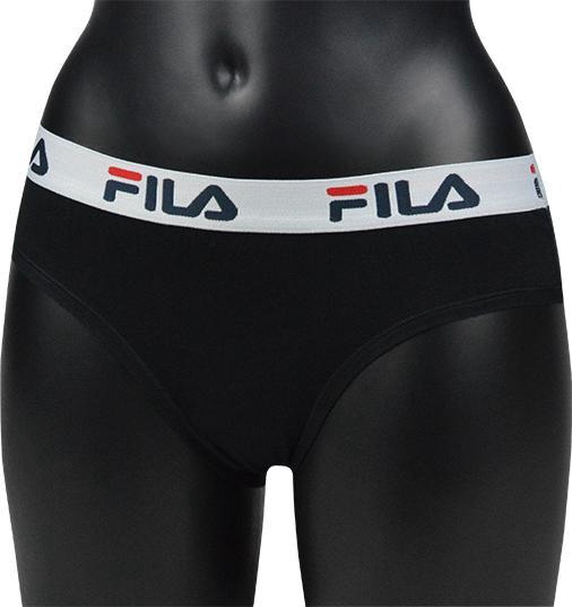 Fila - Dames - Woman slip donna elastic band 3cm.  - Zwart - S