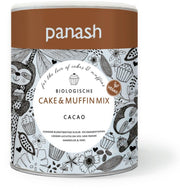 Panash Cake & Muffin Mix Cacao - biologisch & vegan - geen e-nummers - 400 gram bakmix