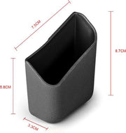 WiseGoods - Luxe Auto Organizer - 2 Stuks - Auto Opbergdoos - Telefoon / Sigaret / Bril Houder - Accessoires -  Zwart