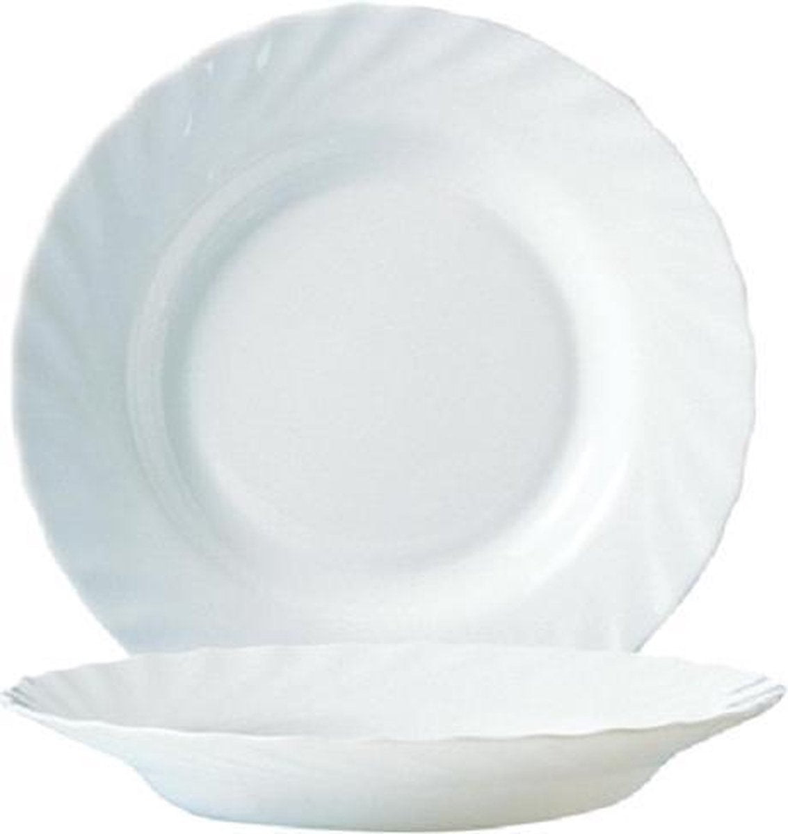 Luminarc Trianon Servies - Diepe Borden - Wit - D22