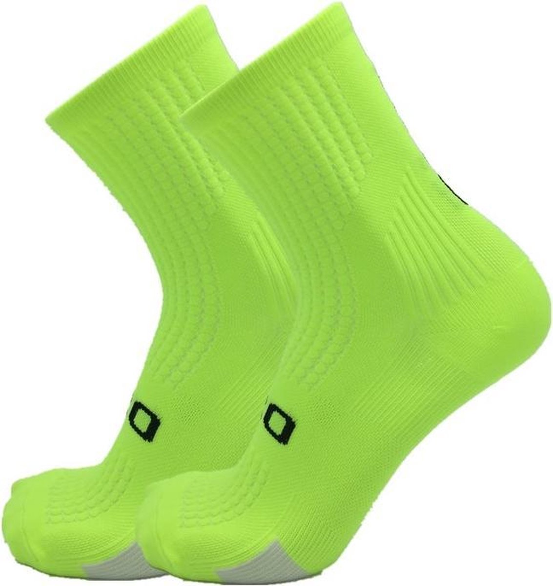 Sportsokken- Elastische Hardloop / Sport / Fietsen - Running Sock - Kousen - Heren/Dames 1 Paar - Maat 39-46  Sportsokken Geel