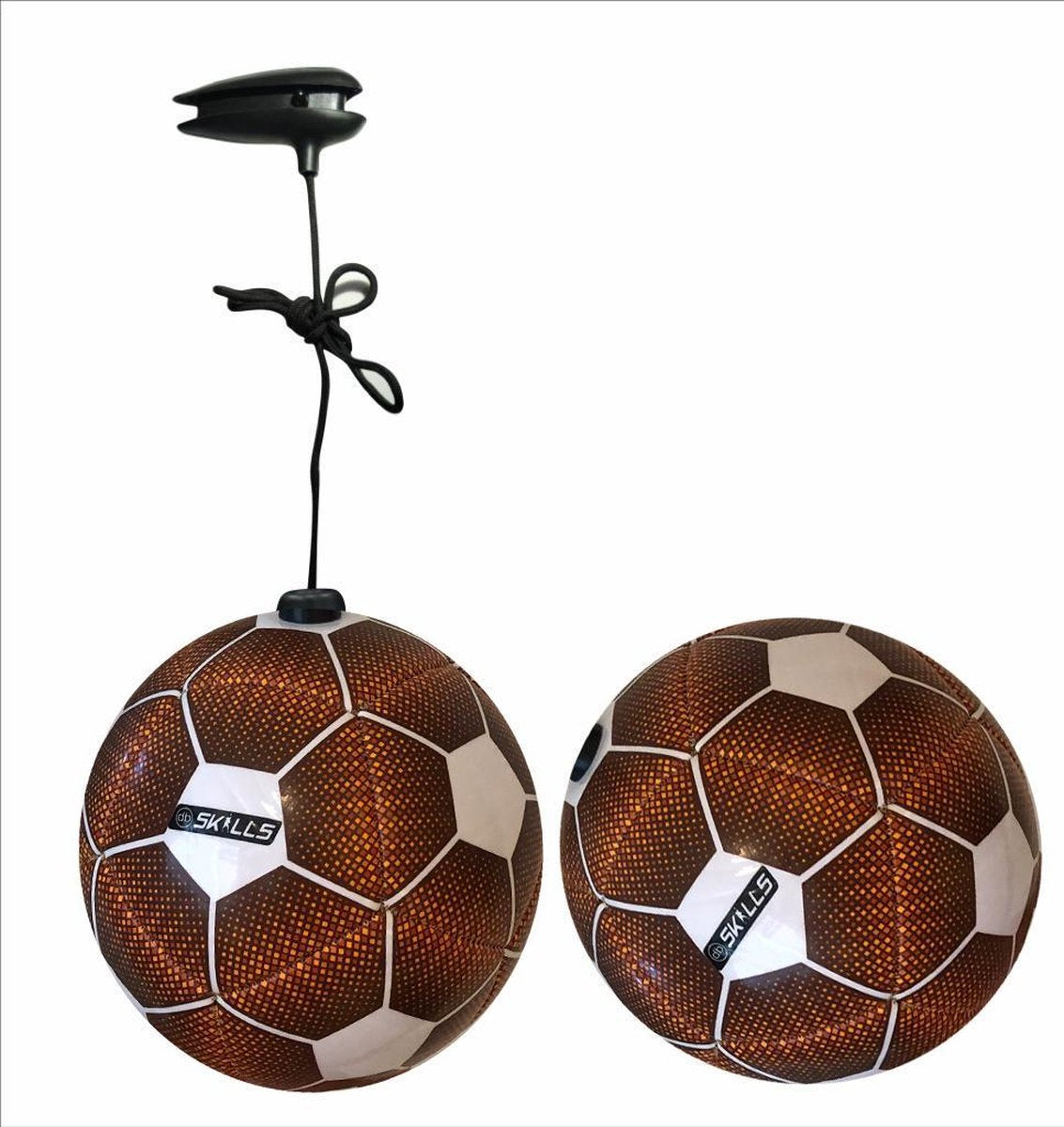 Mini bal met elastiek KICK and PLAY db SKILLS Oranje