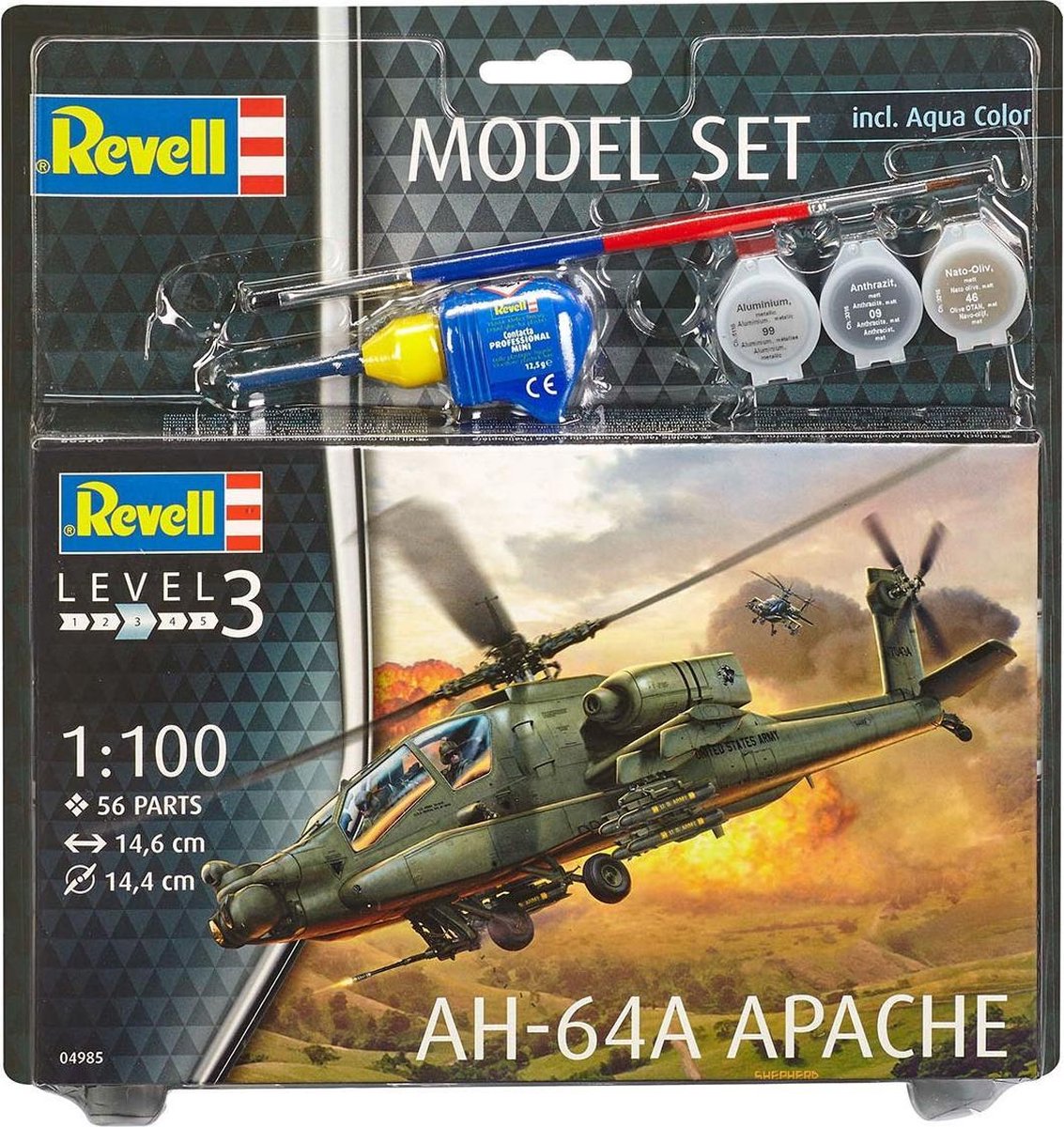 Revell Model Set - AH-64A Apache
